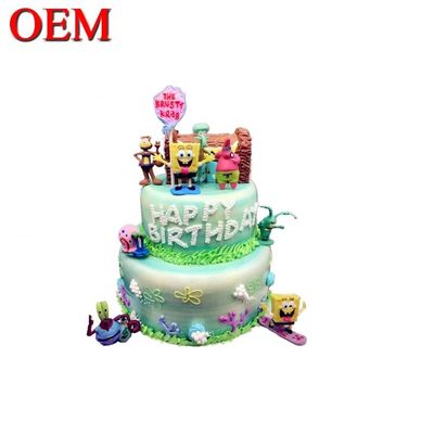 Op maat gemaakt Japan Klassieke karakters Verjaardag cake topper Set OEM Action Figuur Cake Topper Factory