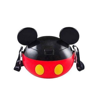 OEM Plastic Minnie Candy Box popcorn container met snap op deksel voedsel veilig popcorn emmer