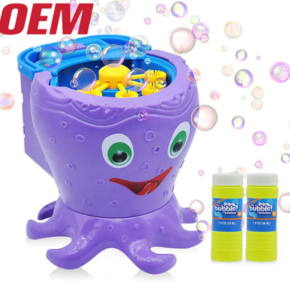 Nuby Bath Octopus Bubble Machine gemaakt automatische bubbelmaker met 2 oplossingen OEM bubbelblazer voor kinderen