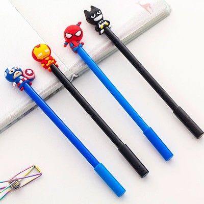 Custom Cool 3D Cartoon Figuur Toy Ballpoint Pen Hoofd Toppers Kinderen Toy Ball Pen