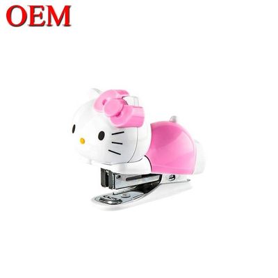 Plastic Custom Cute Kitty catAnimal Shape Office Stapler/School Stapler voor studenten
