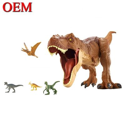 Op maat gemaakte speelgoedfabrikant op maat Super Cool Dinosaur Play Figure 3D Model Toy