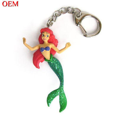 Custom Little Mermaid Ariel Figuurlijke Sleutelhanger Speelgoed