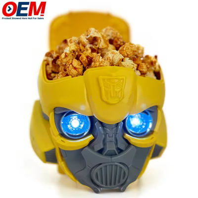 Aangepaste kleur cartoon personage popcorn container voor movie theater snack