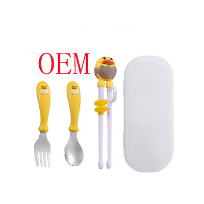 Custom Lepel Grappig Silicone Kinderen Kinderen Trainer Wasbaar Herbruikbaar Thuis Leren Baby Cartoon Leren Herbruikbaar Leren