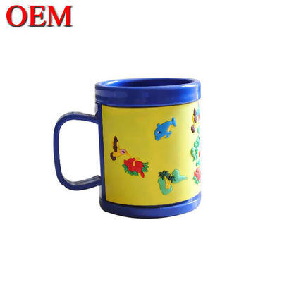OEM Plastic Cartoon Cute Cup / 3D Model Duidelijke Plastic Mug