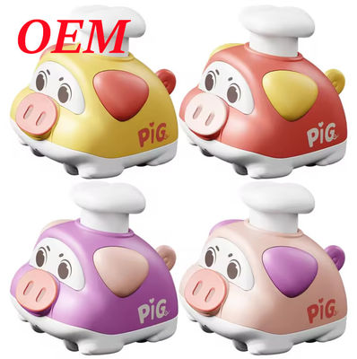 Kinderen Custom Plastic Toy / Pvc Push And Go Auto Toy Duurzaam Veilig
