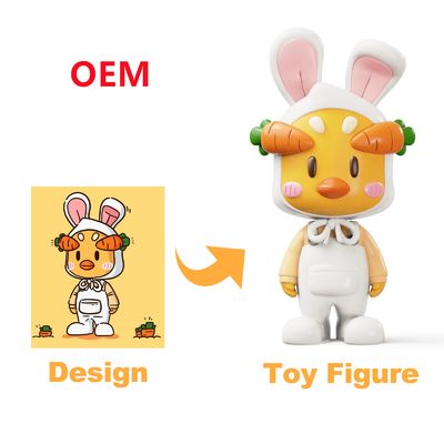 Unisex actiefiguren op maat in elke Pantone-kleur voor productie